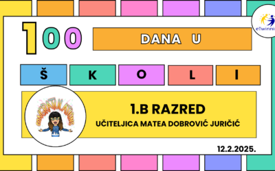 eTwinning projekt 100. dan u školi u 1.b razredu