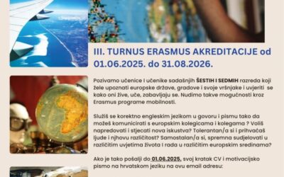 OTVORENI OPĆI POZIV ZA SUDJELOVANJE u ERASMUSU
