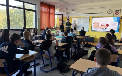 Radionica reanimacije u 7.a razredu povodom Svjetskog dana oživljavanja srca