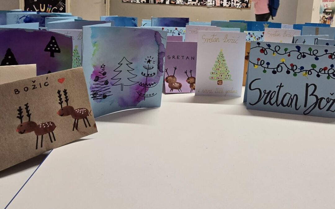 Kreativne dječje ruke za zajednicu – produženci izradili božićne predmete kao podršku za rad hospicija
