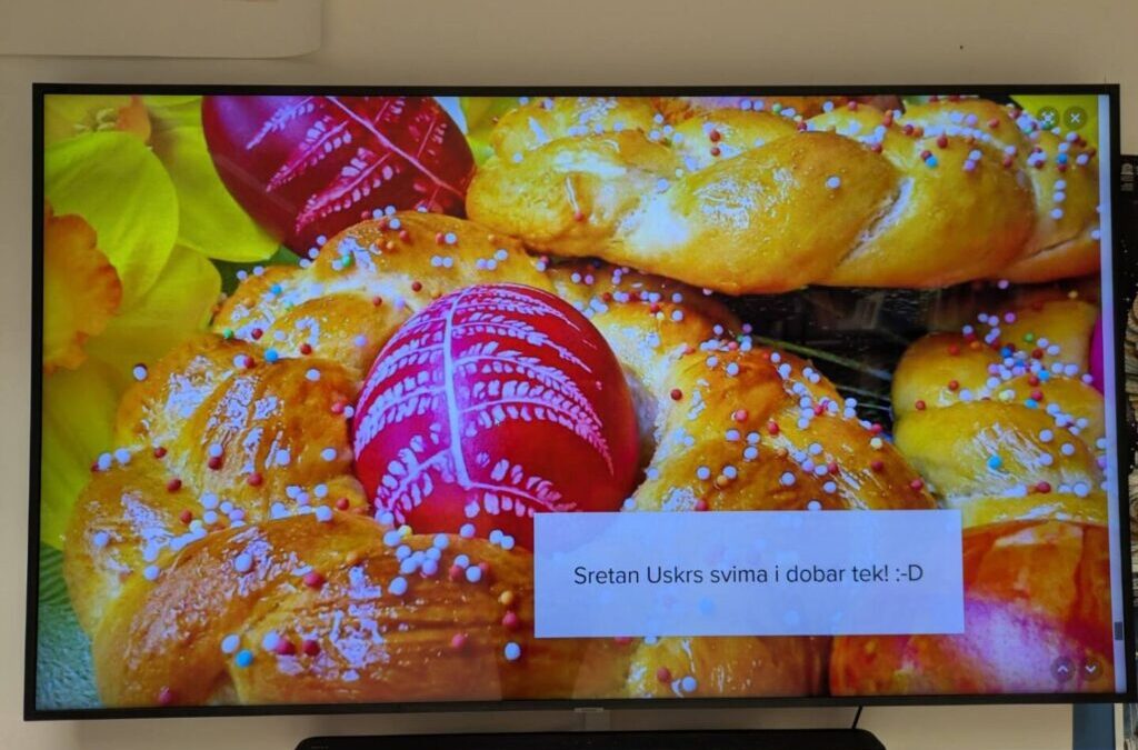 Dolazak Uskrsa u knjižnici obilježen učenjem o tradiciji pripreme za „Vazanj va Kastavšćine“