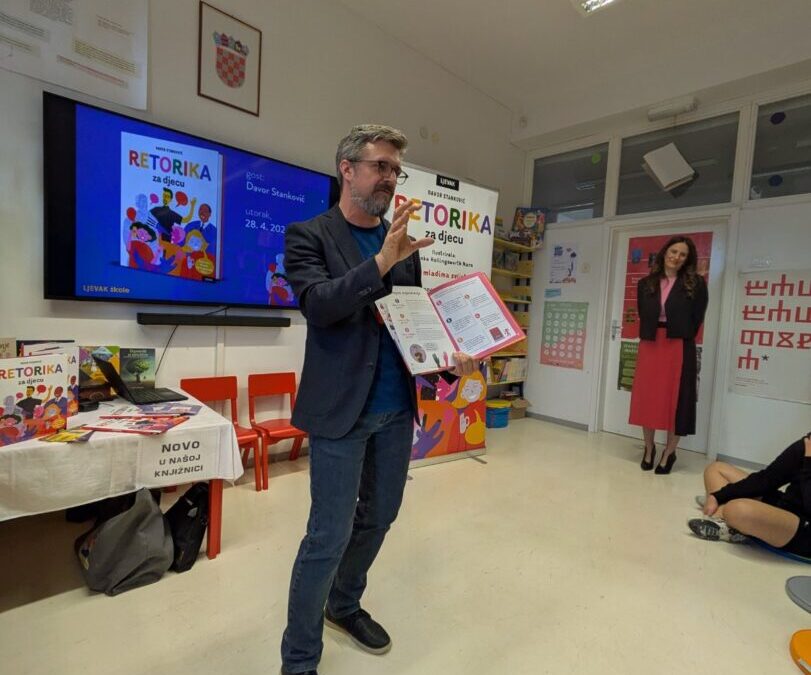  Prva hrvatska „Retorika za djecu“ stigla i u našu školsku knjižnicu