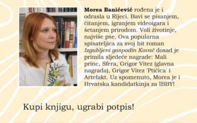 Najava književnog susreta s Moreom Banićević